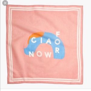 Madewell Ciao For Now Pink Neck Scarf